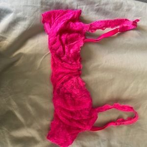 Cosabella hot pink lace bra (size 34b)